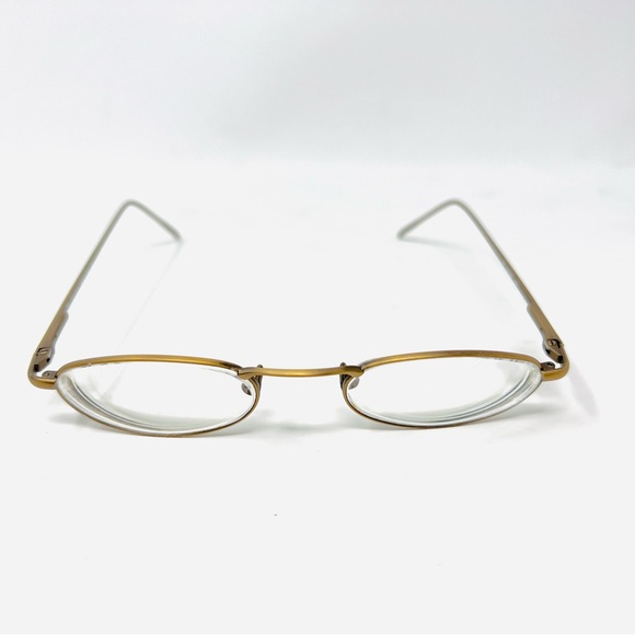 Gucci Eyeglasses Italy Frame GG1605-8GK  Metal 48-21-140 Missing Nose Pads - Picture 3 of 12